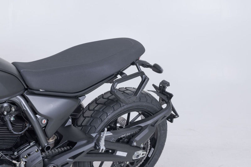 SW-Motech V-LOC Side Carrier Left - Black, Luggage, Saddlebag, Side Case - VMC.22.088.10000