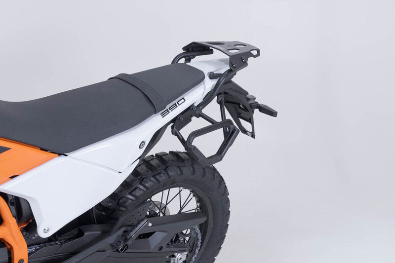 SW-Motech V-LOC Side Carrier Left - Black, Luggage, Saddlebag, Side Case - VMC.04.417.10000