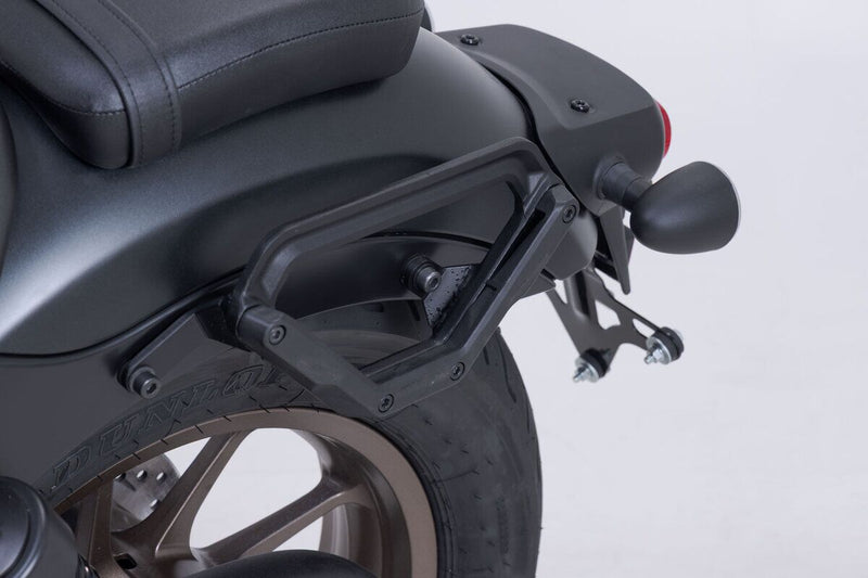 SW-Motech V-LOC Side Carrier Left - Black, Saddlebag, Side Case - VMC.01.887.10000