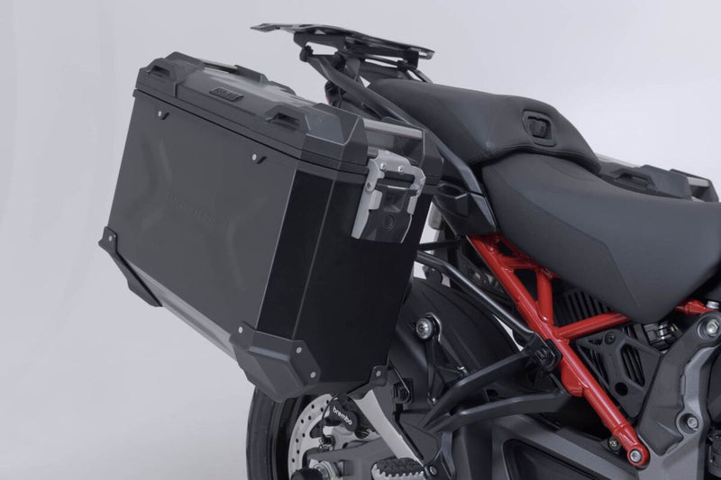 SW-Motech PRO Side Carrier - Powder-Coated Black, Rear