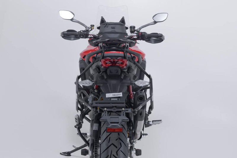 SW-Motech PRO Side Carrier - Powder-Coated Black, Rear