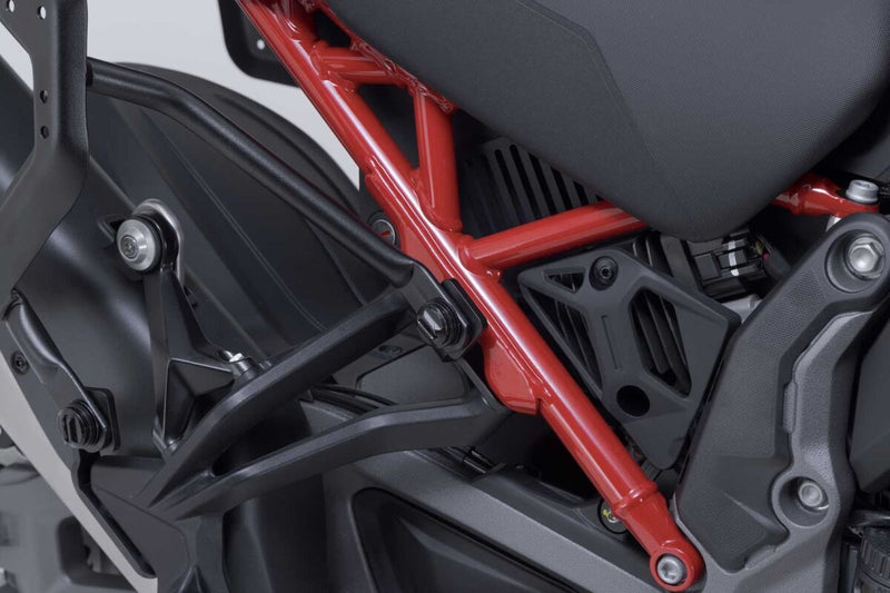 SW-Motech PRO Side Carrier - Powder-Coated Black, Rear