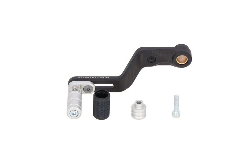 SW-Motech Gear Lever - Black, Silver, Bolt-On - FSC.28.023.10000