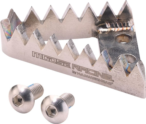 Moose Offroad Hard-parts Titanium Brake Tip - Raw, Silver, Rear