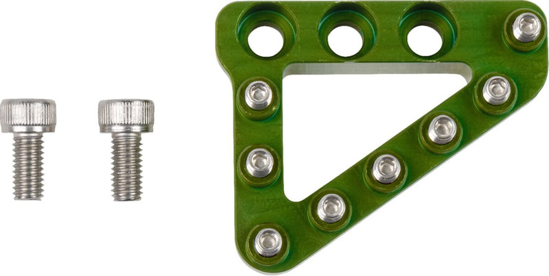 Moose Offroad Hard-parts Brake Tip - Green, Rear