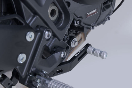 SW-Motech Brake Pedal - Black, Silver