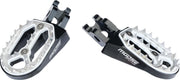 Moose Offroad Hard-parts Qualifier Foot Pegs - Black, Chrome - P17-14A4B