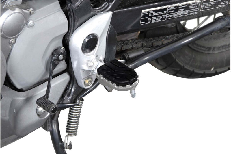 SW-Motech Ion Footrest - Black, Silver - FRS.01.011.10101/S