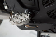 SW-Motech Ion Footrest - Black, Silver - FRS.01.011.10303/S
