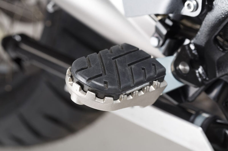 SW-Motech Ion Footrest - Black, Silver - FRS.07.011.10302/S