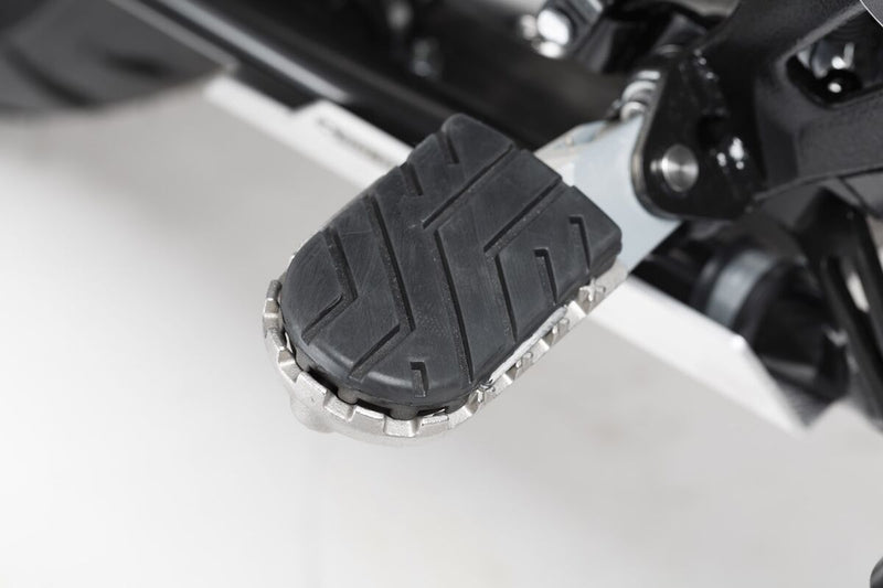 SW-Motech Ion Footrest - Black, Silver - FRS.07.011.10302/S