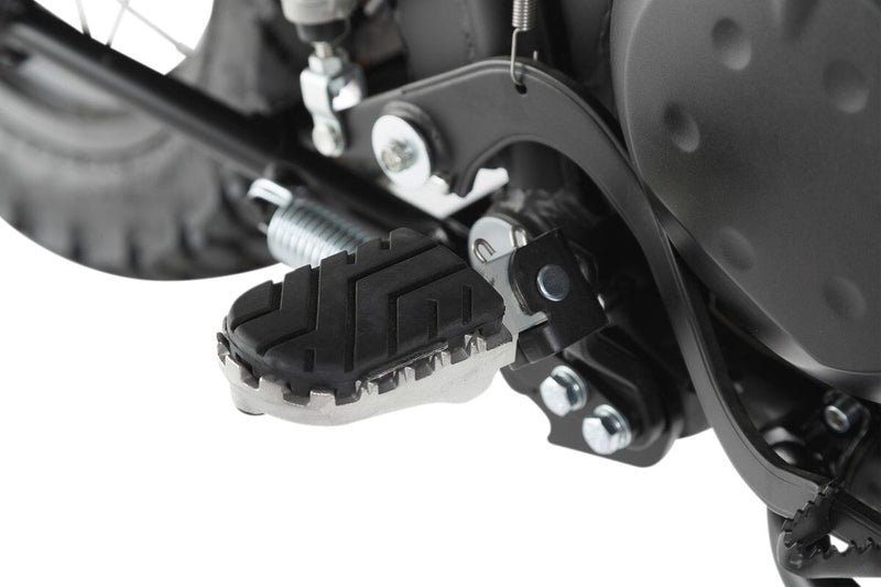 SW-Motech Ion Footrest - Black, Silver - FRS.08.011.10201/S