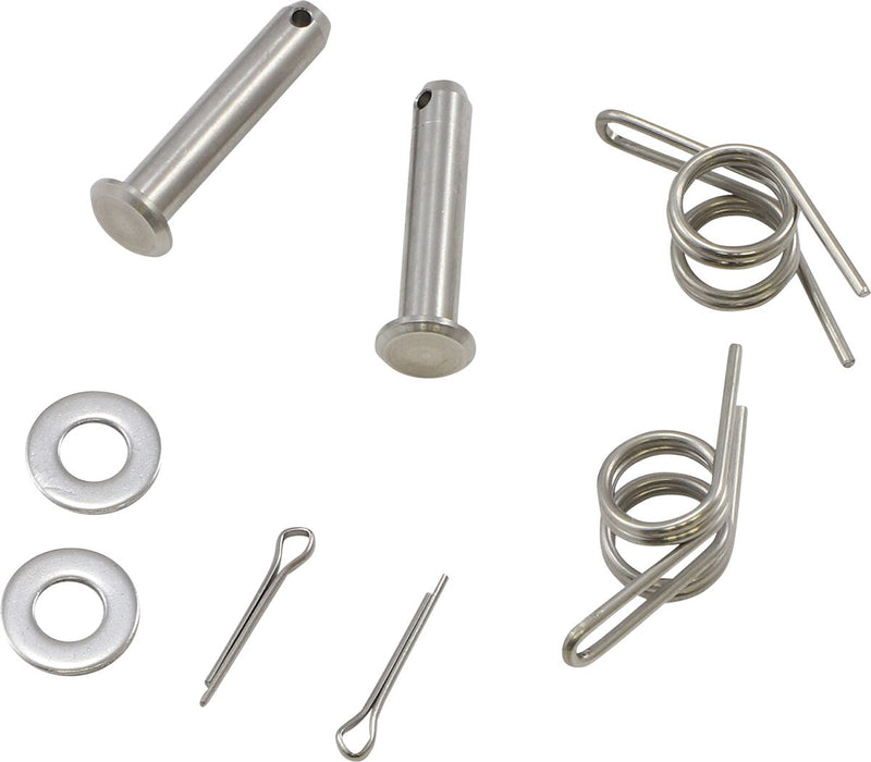 Moose Offroad Hard-parts Foot Peg Pin and Spring - Silver, Spring Pin - P17-1603