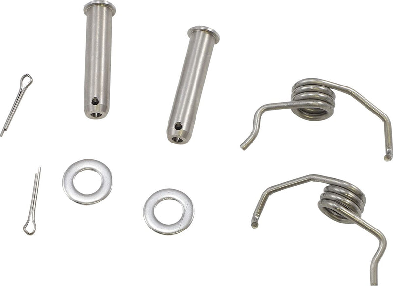 Moose Offroad Hard-parts Foot Peg Pin and Spring - Silver, Spring Pin - P17-2604