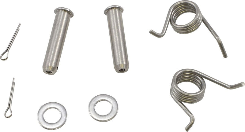 Moose Offroad Hard-parts Foot Peg Pin and Spring - Silver, Spring Pin - P17-3603