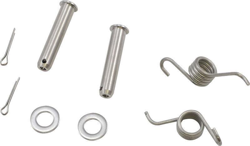 Moose Offroad Hard-parts Foot Peg Pin and Spring - Silver, Spring Pin - P17-5601