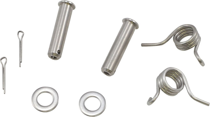 Moose Offroad Hard-parts Foot Peg Pin and Spring - Silver, Spring Pin - P17-2605