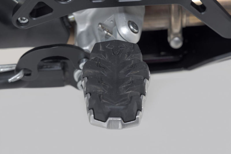 SW-Motech Evolution Footrest - Black, Silver - FRS.22.112.10201
