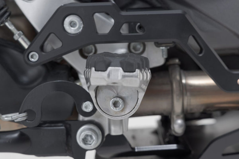SW-Motech Evolution Footrest - Black, Silver - FRS.22.112.10201