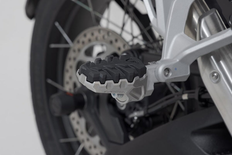 SW-Motech Evolution Footrest - Black, Silver - FRS.11.112.10700