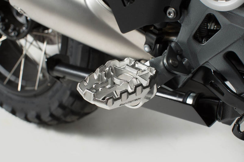 SW-Motech EVO Footrest kit - Evolution, Black, Silver