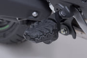 SW-Motech Evo Footrest - Left, Right, Black, Silver - FRS.08.112.10400