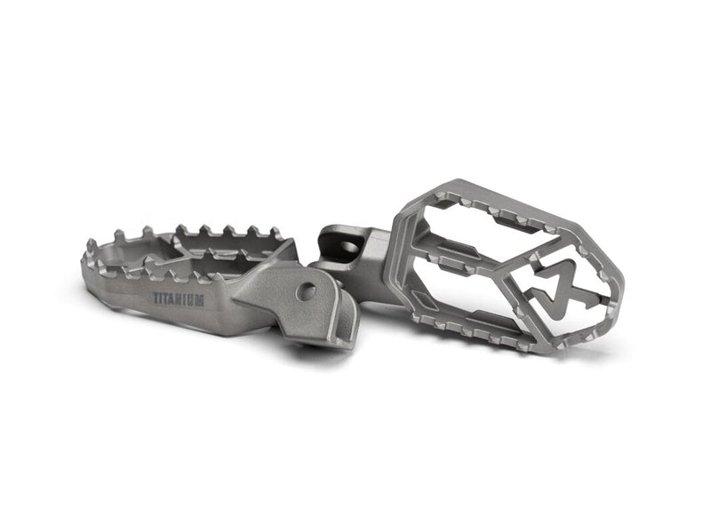 Akrapovic Titanium Foot Pegs - Adventure - Folding - F-BM13T1
