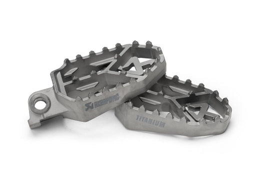 Akrapovic Titanium Foot Pegs - Adventure - Folding - F-KTM12T1