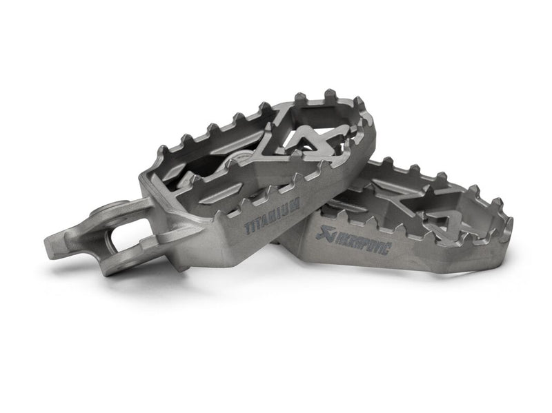 Akrapovic Titanium Foot Pegs - Adventure - Folding - F-H11T1