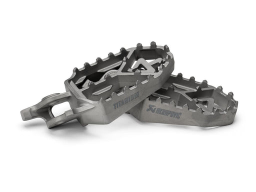 Akrapovic Titanium Foot Pegs - Adventure - Folding - F-H11T1