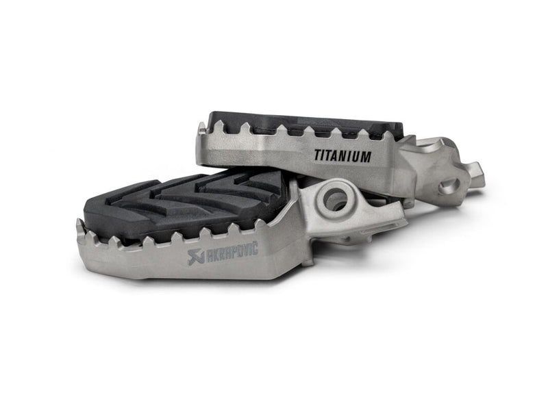 Akrapovic Titanium Foot Pegs - Adventure - Folding - F-H11T1