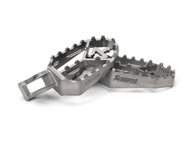 Akrapovic Titanium Foot Pegs - Adventure - Folding - F-T12T1