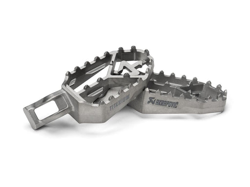 Akrapovic Titanium Foot Pegs - Adventure - Folding - F-T12T1