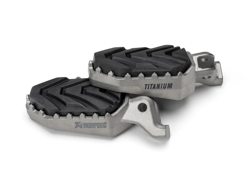 Akrapovic Titanium Foot Pegs - Adventure - Folding - F-T12T1