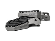 Akrapovic Titanium Foot Pegs - Folding - F-KA5T1