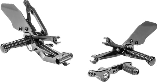 Gilles Tooling FXR Rearset - Factor-X, Anodised, Black - FXR-Y08-B