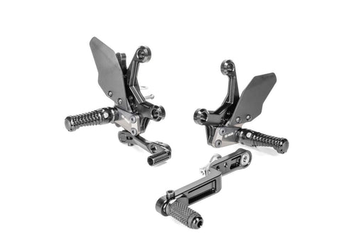 Gilles Tooling AS31GT3 Adjustable Rearset - Black - Standard