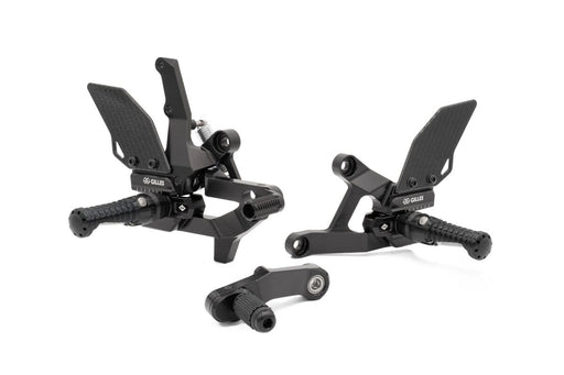 Gilles Tooling VCR38GT Adjustable Rearset - Black - VCR38GT2-BM01-B