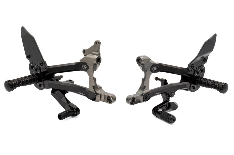 Gilles Tooling Rearset Factor-X - Black - Folding