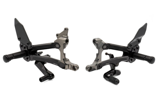 Gilles Tooling Rearset Factor-X - Black - Folding