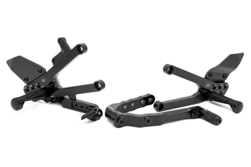 Gilles Tooling FXR Rearset - Left and Right, Black - FXR2-B001-B
