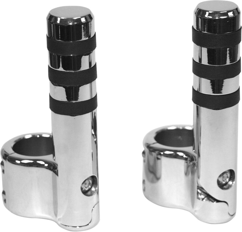 Lindby Clamp-On Foot Peg - Linbar® - Black, Chrome, Polished