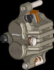 Moto-Master MXC Brake Caliper - Polished,  Silver - 210106