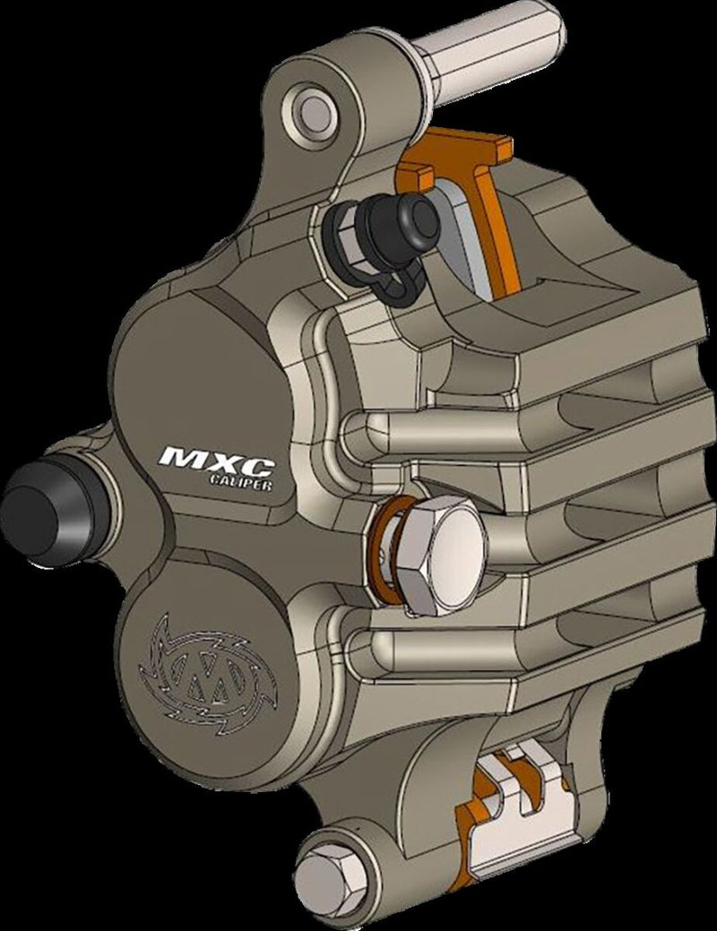 Moto-Master MXC Brake Caliper - Polished,  Silver - 210106