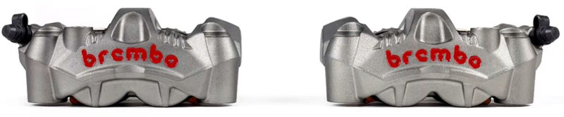 Brembo GP4-RS BRAKE CALIPER KIT UPGRADE LINE - Front Left, Front Right, Aluminium, Grey