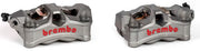 Brembo STYLEMA BRAKE CALIPER KIT PRIME LINE - Front Left, Front Right, Aluminium, Grey