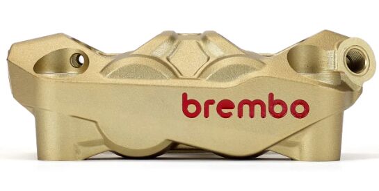 Brembo HYPURE M4.30 BRAKE CALIPER - Front Right, Gold