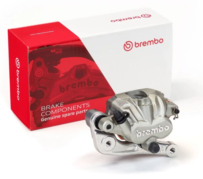 Brembo PF2.24 BRAKE CALIPER PRIME LINE - Anodised, Silver, 2 Piston