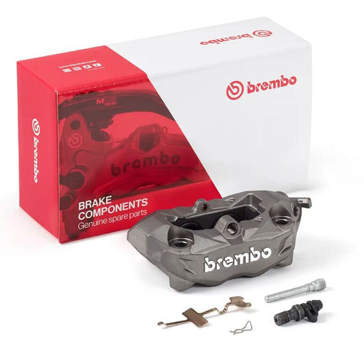 Brembo M4.32 BRAKE CALIPERS PRIME LINE - Front Right, Grey