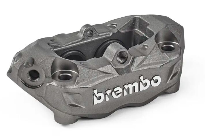 Brembo M4.32 BRAKE CALIPERS PRIME LINE - Front Left, Grey